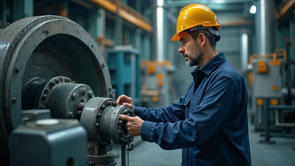 Гидроэлектростанция на реке с мощными потоками воды и плотиной